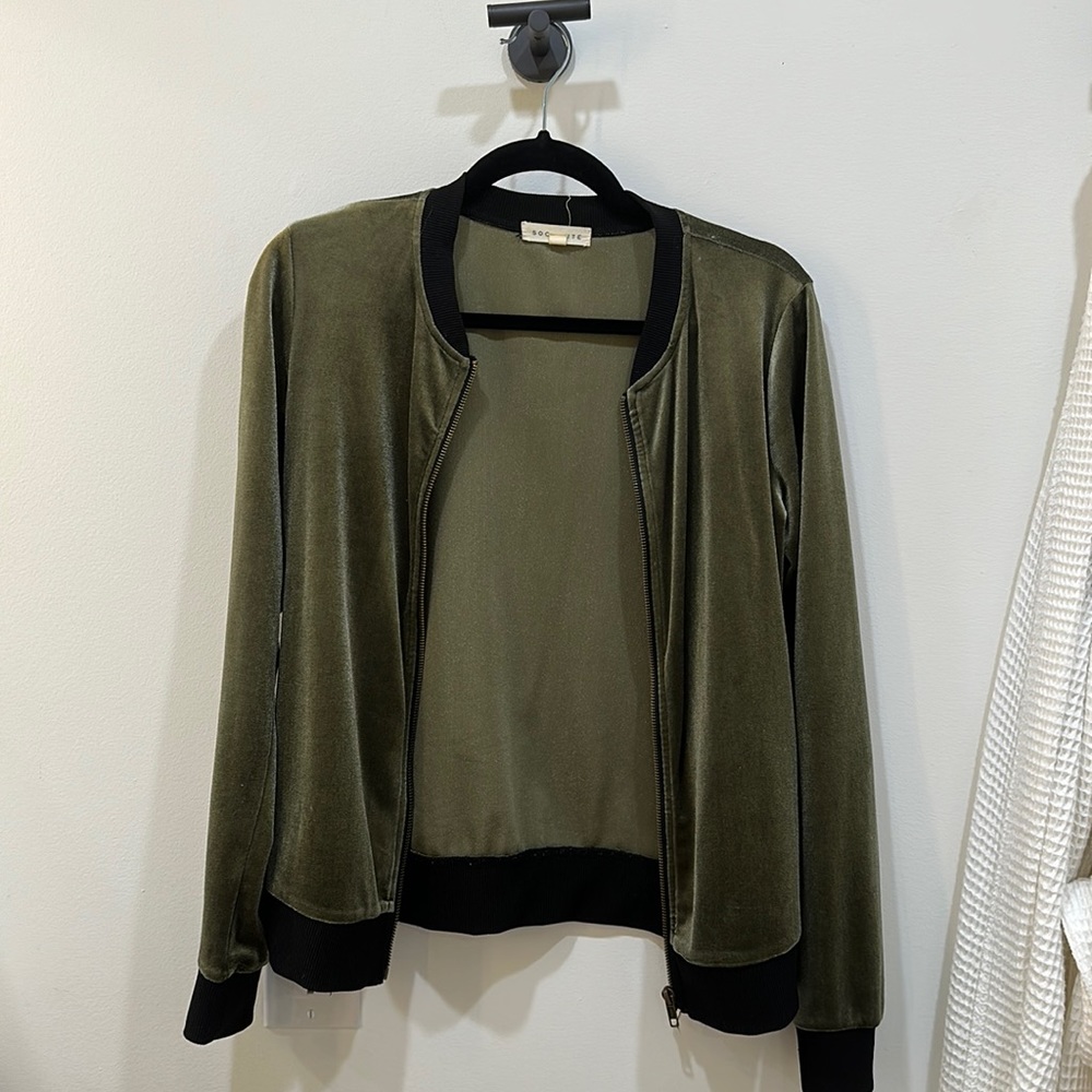 Nordstrom - velour track jacket